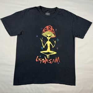 LSDream Peace Love & Wubz Tour T-Shirt Sz Large 2022 Double Sided Black C2